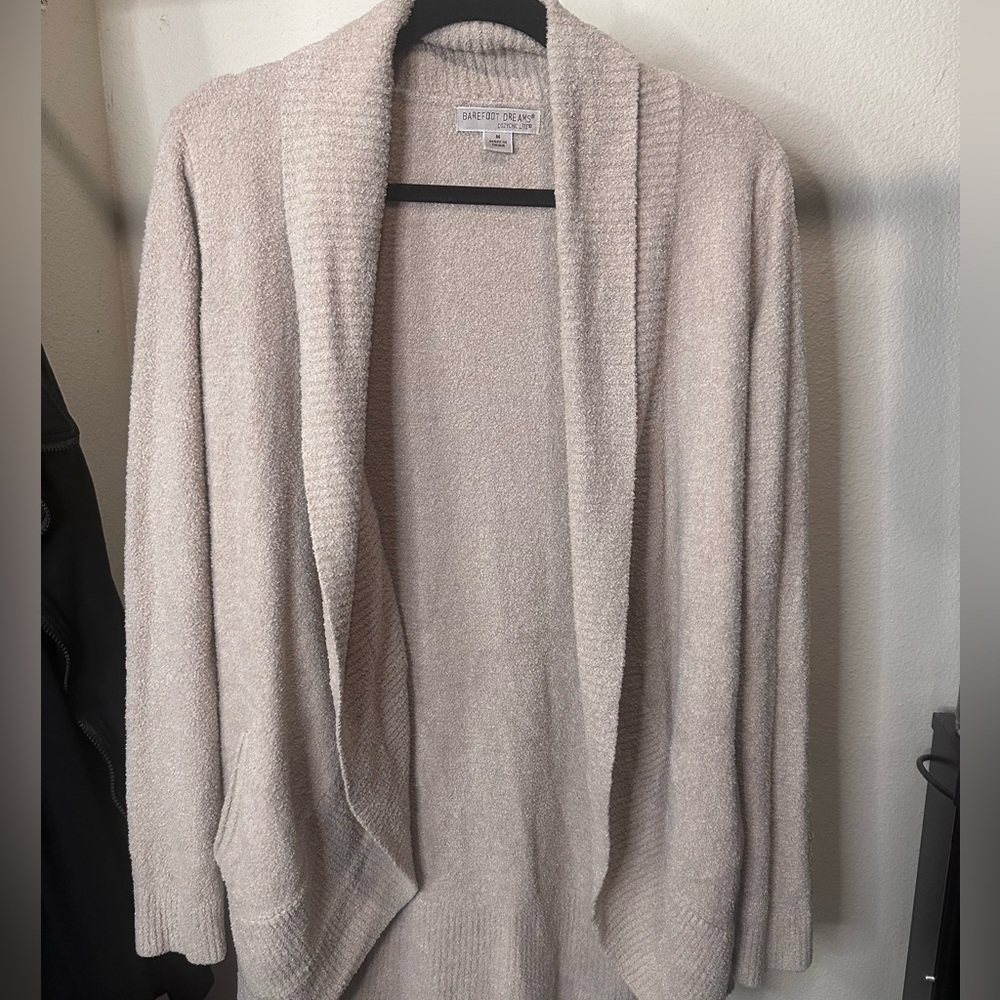 Tan soft cardigan sweater